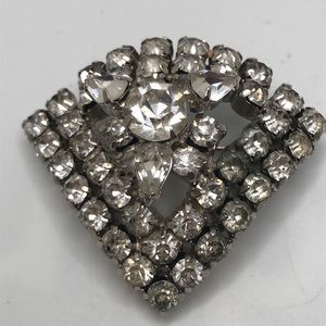 Vintage La Rel Sparkling Rhinestones Brooch